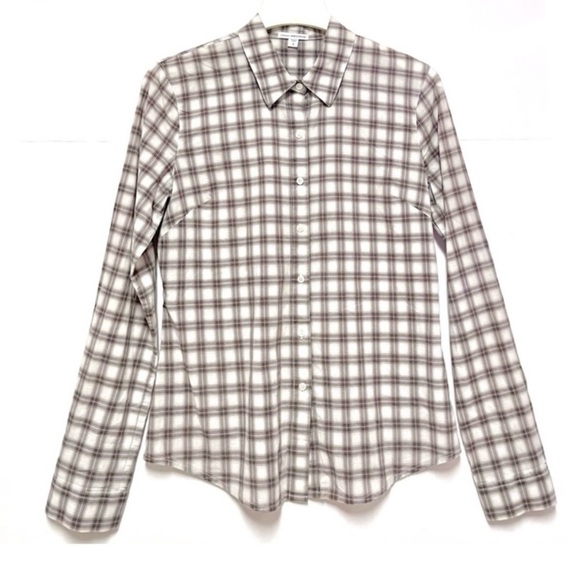 James Perse Tops - James Perse Tomboy Plaid Button Down Shirt - Size 3